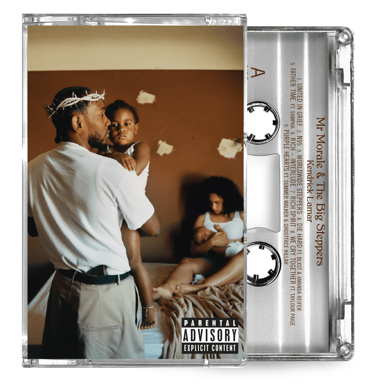 Mr. Morale & The Big Steppers Ltd Clear Cassette + Black Shirt - Image 2