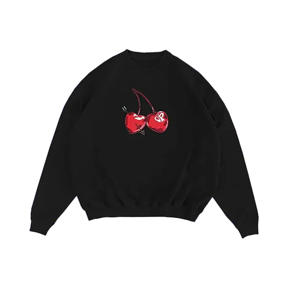 cherries crewneck pullover
