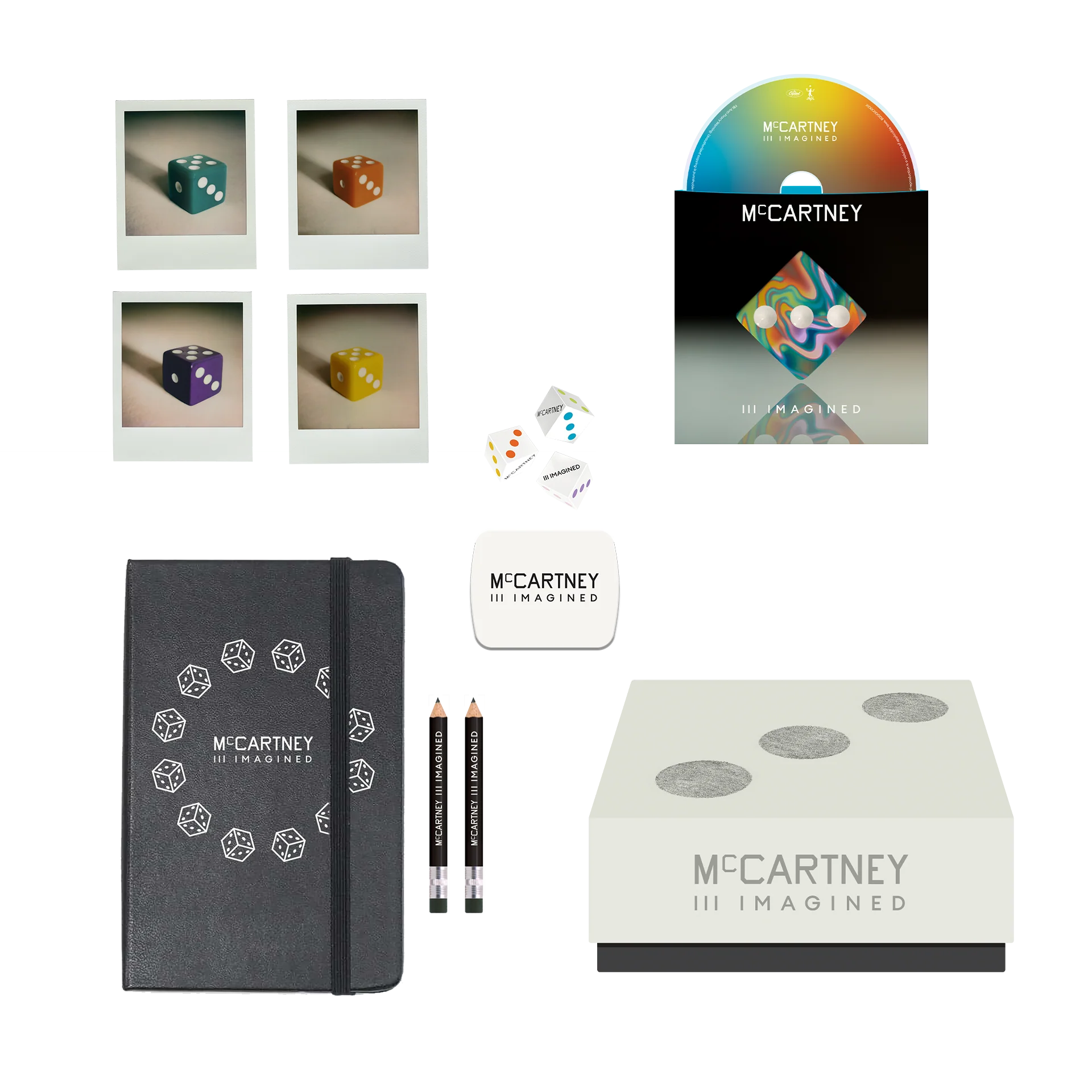 III Imagined - Ltd. Edition Dice, Notebook & CD Boxset