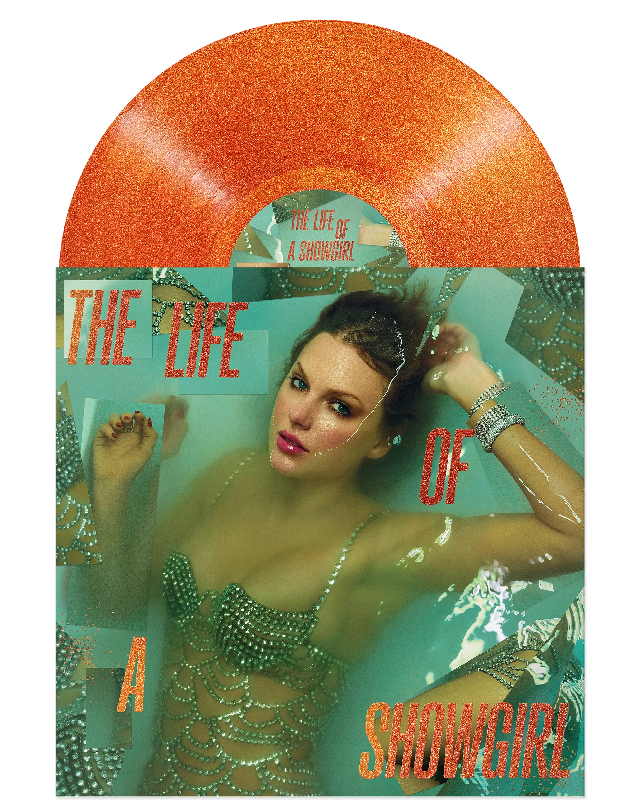 The Life of a Showgirl: Sweat and Vanilla Perfume Portofino Orange Glitter Vinyl